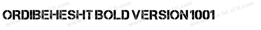 Ordibehesht Bold Version 1001 Apr字体转换